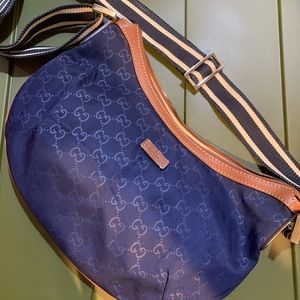 Gucci dome nylon crossbody bag